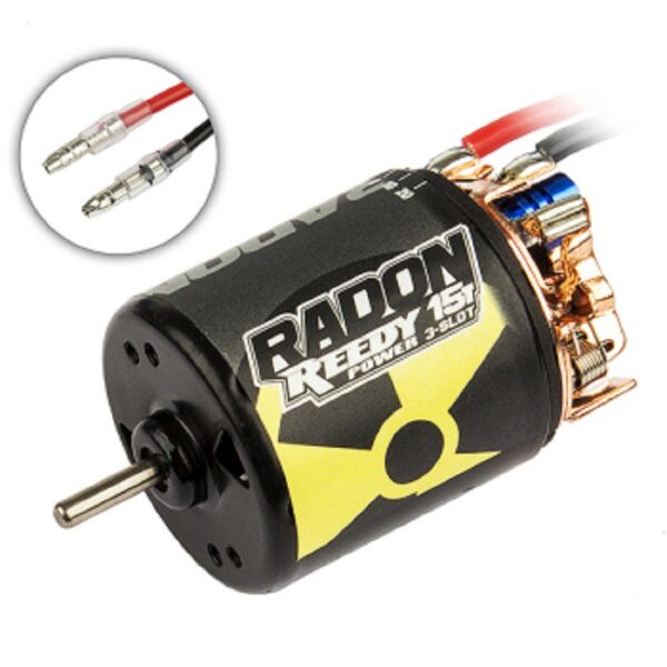 Team Associated AS27425 REEDY RADON 2 15T 3-SLOT 4100KV BRUSHED MOTOR