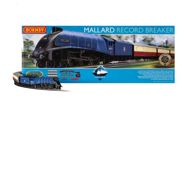 Hornby R1282M Mallard Record Breaker Train Set - Era 3 - Image 11