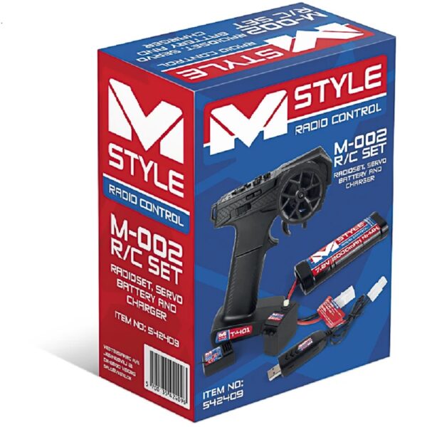 MStyle M002-542409 Radio Control Set - Radioset, Servo, Battery and Charger - Image 3