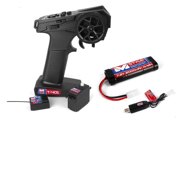 MStyle M002-542409 Radio Control Set - Radioset, Servo, Battery and Charger