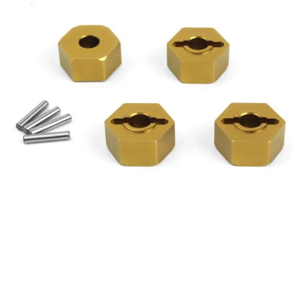 Maverick MV150471 Aluminum 14mm Hex Hub Set (Gold/4pcs)