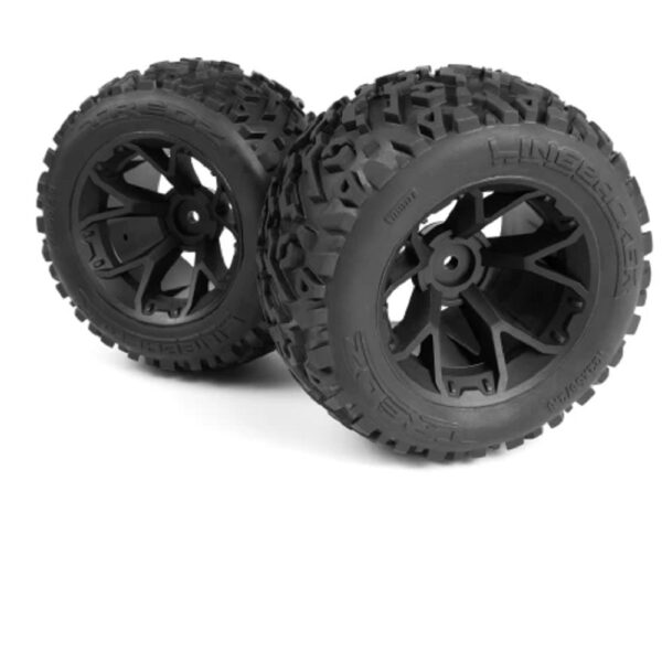 Maverick MV150680 Mounted Linebacker Tire on MT Wheel (Black/2pcs)