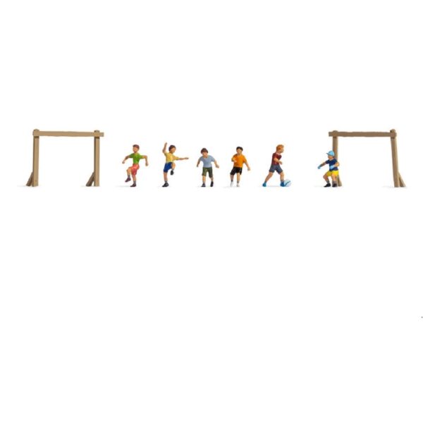 Noch 36817 N Gauge Children Playing Football (6) Figure Set