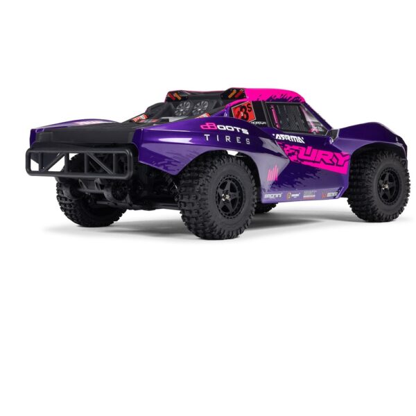 Arrma ARA3521T3 1/10 FURY 223S BLX 4X2 SCT RTR with DSC Purple - Image 11