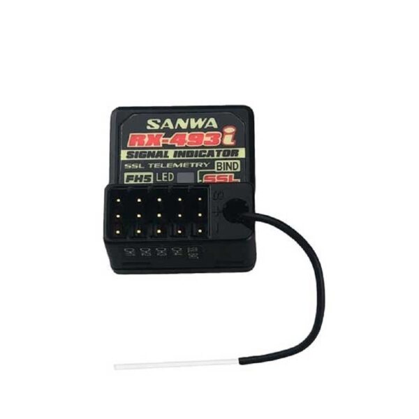 Sanwa SA101A33171A Radio Sanwa Exzes Z3 FH5 RX493i Receiver with TX Battery instal - Image 3