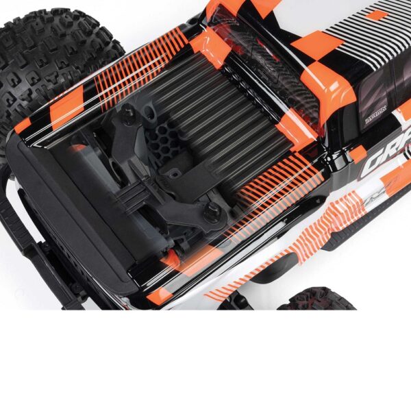 ARRMA ARA4202V4T3 1/10 GRANITE MEGA 665 4X4 RTR Monster Truck Orange - Image 15