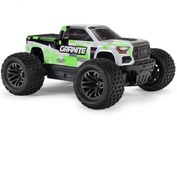 ARRMA ARA4202V4T1 1/10 GRANITE MEGA 665 4X4 RTR Monster Truck Green - Image 5