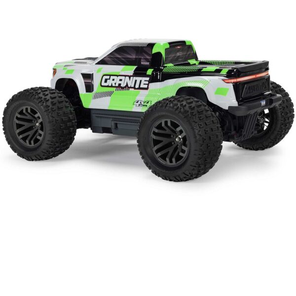 ARRMA ARA4202V4T1 1/10 GRANITE MEGA 665 4X4 RTR Monster Truck Green - Image 3