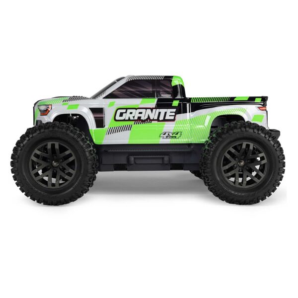 ARRMA ARA4202V4T1 1/10 GRANITE MEGA 665 4X4 RTR Monster Truck Green - Image 4