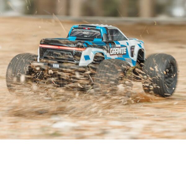 ARRMA ARA4202V4T2 1/10 GRANITE MEGA 665 4X4 RTR Monster Truck Blue - Image 21
