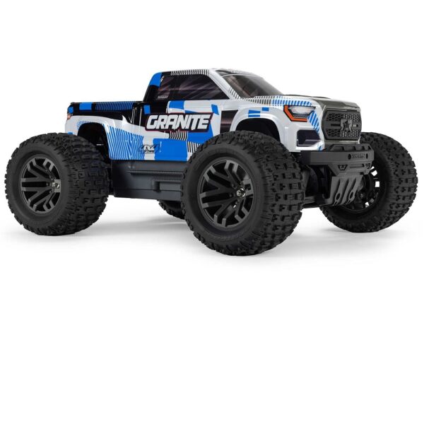 ARRMA ARA4202V4T2 1/10 GRANITE MEGA 665 4X4 RTR Monster Truck Blue - Image 8