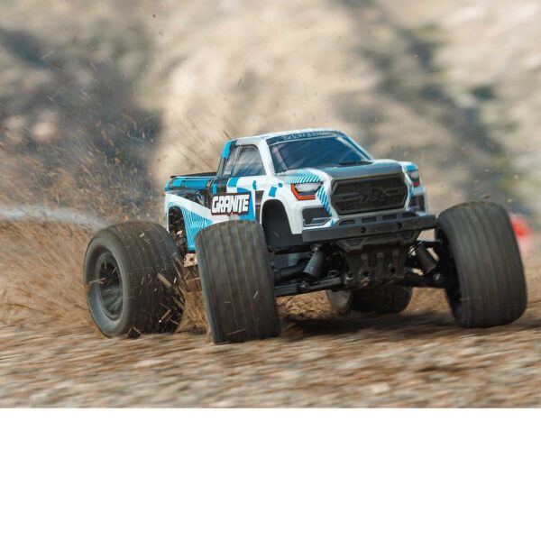 ARRMA ARA4202V4T2 1/10 GRANITE MEGA 665 4X4 RTR Monster Truck Blue - Image 18