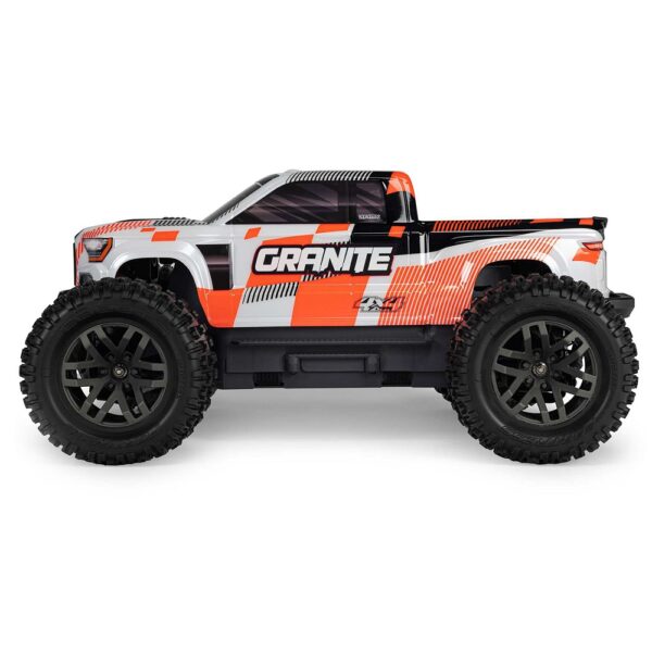 ARRMA ARA4202V4T3 1/10 GRANITE MEGA 665 4X4 RTR Monster Truck Orange - Image 5