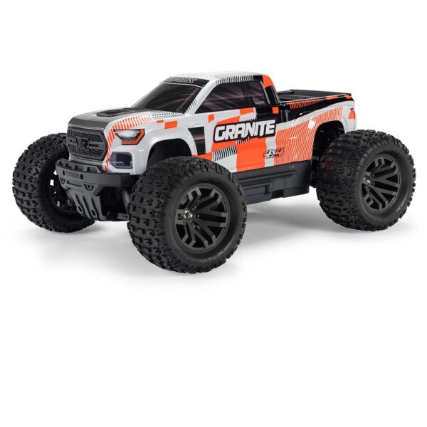 ARRMA ARA4202V4T3 1/10 GRANITE MEGA 665 4X4 RTR Monster Truck Orange