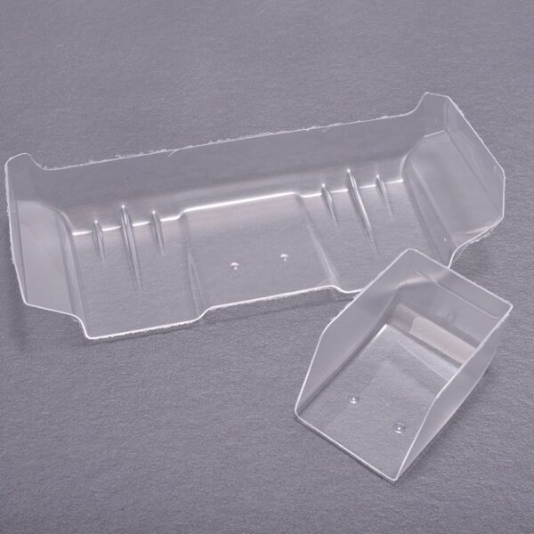 Aerox AX102 1/10 Wide Rear Wing - 1mm Clear (2 part) - Image 2