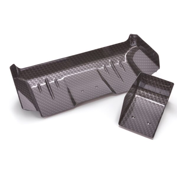 Aerox AX103 1/10 Wide Rear Wing - 1mm C/F (2 part) - Image 2