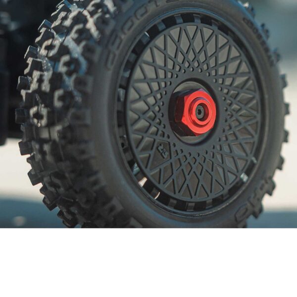 Arrma ARA4206V4T1 1/8 TYPHON MEGA 665 4X4 RTR Buggy Blue - Image 18
