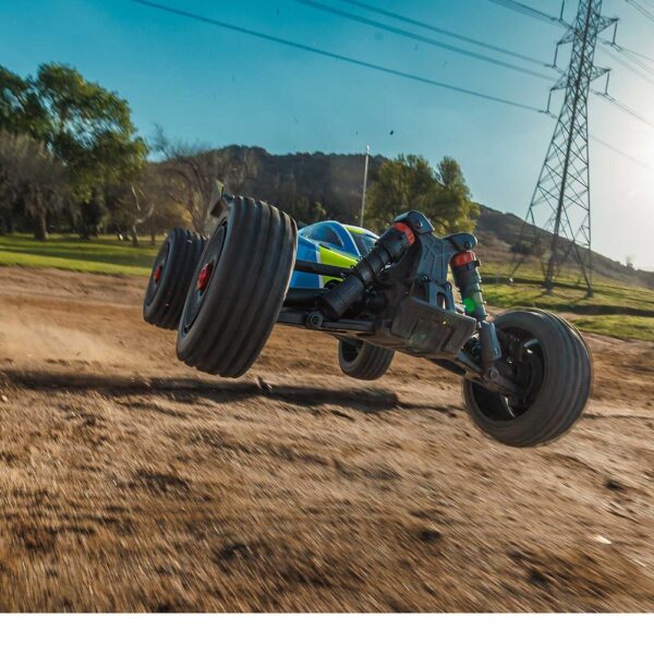 Arrma ARA4206V4T1 1/8 TYPHON MEGA 665 4X4 RTR Buggy Blue - Image 9