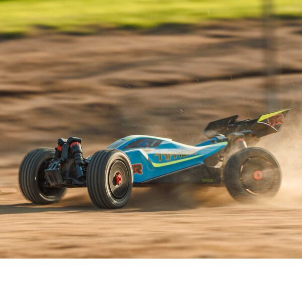 Arrma ARA4206V4T1 1/8 TYPHON MEGA 665 4X4 RTR Buggy Blue - Image 7