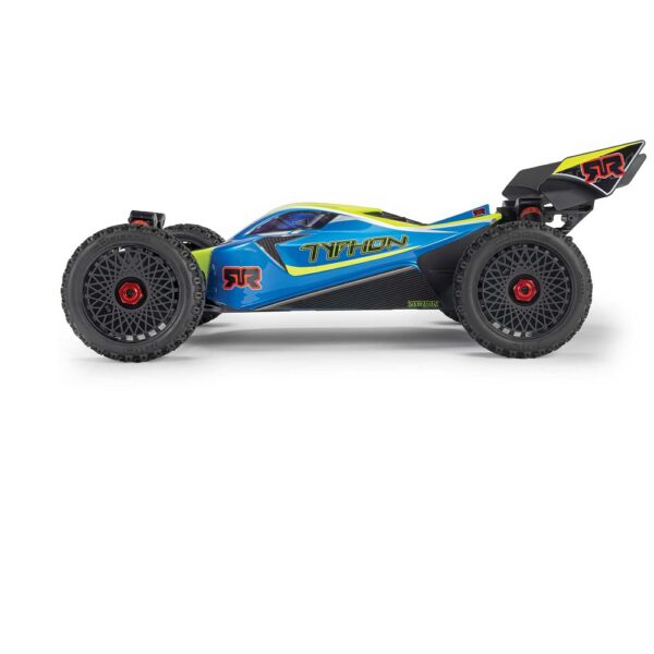 Arrma ARA4206V4T1 1/8 TYPHON MEGA 665 4X4 RTR Buggy Blue - Image 5