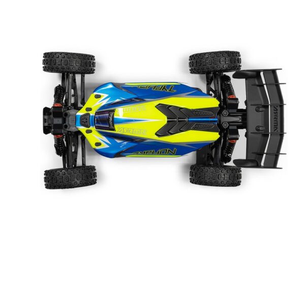Arrma ARA4206V4T1 1/8 TYPHON MEGA 665 4X4 RTR Buggy Blue - Image 6