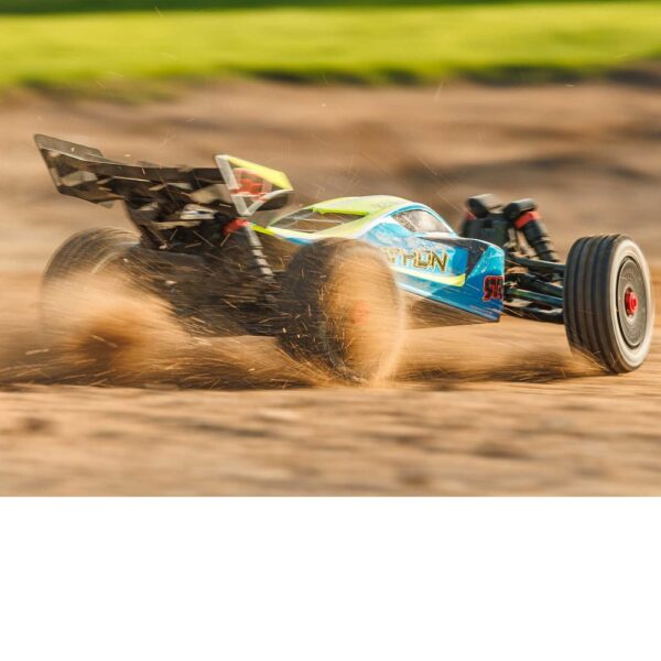Arrma ARA4206V4T1 1/8 TYPHON MEGA 665 4X4 RTR Buggy Blue - Image 11