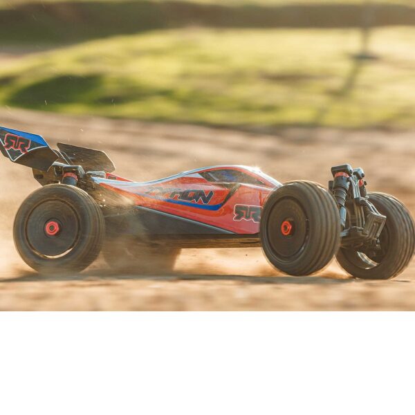 Arrma ARA4206V4T3 1/8 TYPHON MEGA 665 4X4 RTR Buggy Red - Image 23