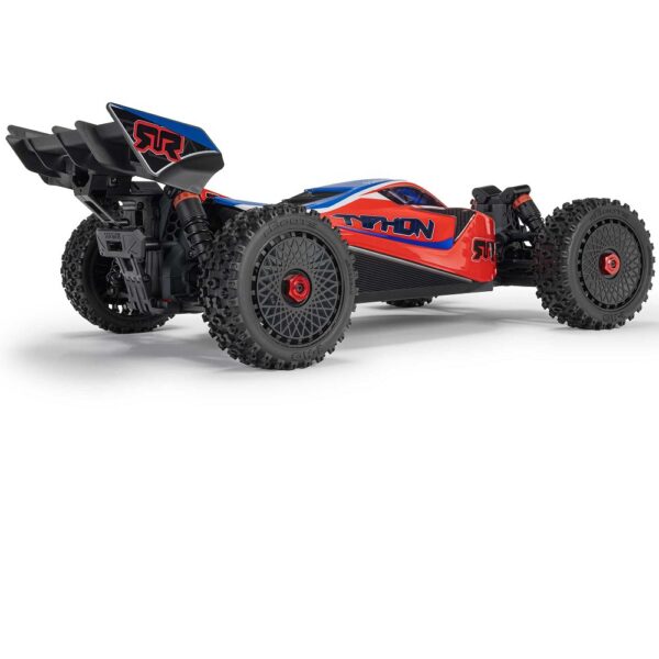 Arrma ARA4206V4T3 1/8 TYPHON MEGA 665 4X4 RTR Buggy Red - Image 6