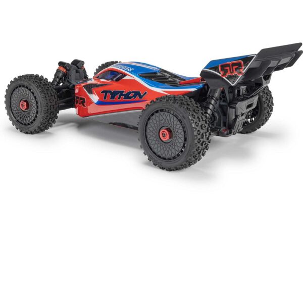 Arrma ARA4206V4T3 1/8 TYPHON MEGA 665 4X4 RTR Buggy Red - Image 5