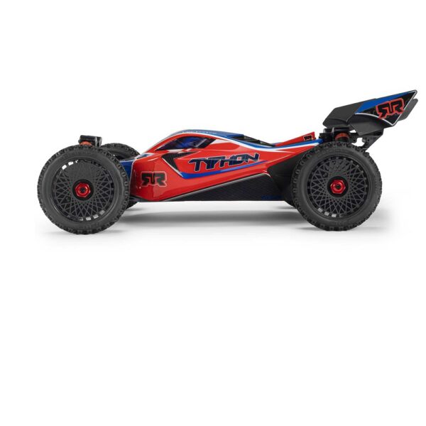 Arrma ARA4206V4T3 1/8 TYPHON MEGA 665 4X4 RTR Buggy Red - Image 3