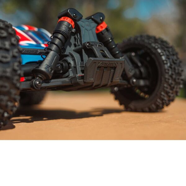 Arrma ARA4206V4T3 1/8 TYPHON MEGA 665 4X4 RTR Buggy Red - Image 21