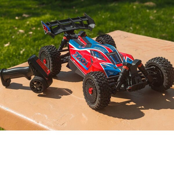 Arrma ARA4206V4T3 1/8 TYPHON MEGA 665 4X4 RTR Buggy Red - Image 20
