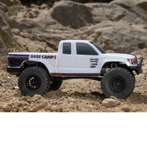 Axial AXI-1219T1 1/24 SCX24 Base Camp 4WD Rock Crawler RTR White - Image 18