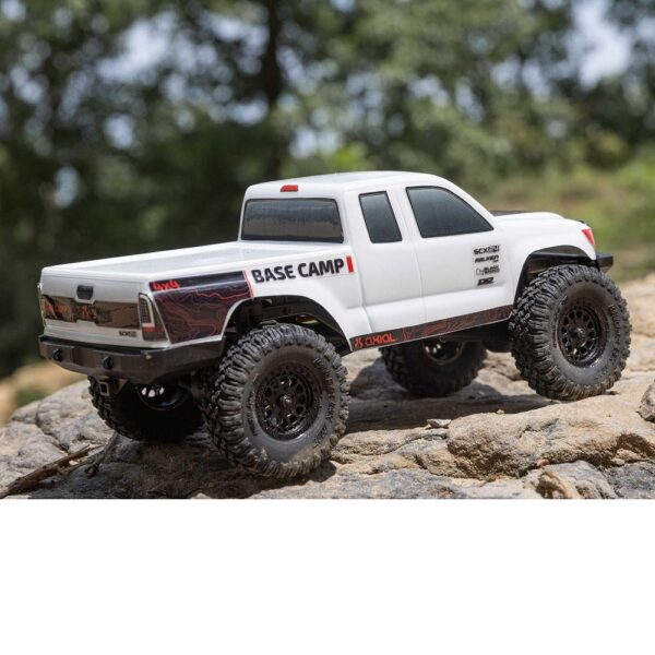 Axial AXI-1219T1 1/24 SCX24 Base Camp 4WD Rock Crawler RTR White - Image 20