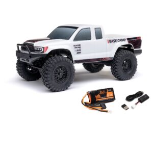 Axial AXI-1219T1 1/24 SCX24 Base Camp 4WD Rock Crawler RTR White