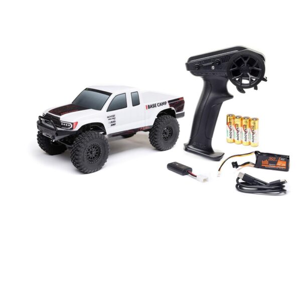 Axial AXI-1219T1 1/24 SCX24 Base Camp 4WD Rock Crawler RTR White - Image 2