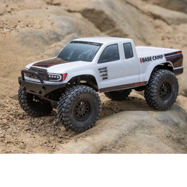 Axial AXI-1219T1 1/24 SCX24 Base Camp 4WD Rock Crawler RTR White - Image 16