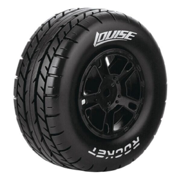 LOUISE RC L-T3154SBTR SC-ROCKET 1/10 RR SOFT SLASH RR , SLASH 4*4 F/R BLACK