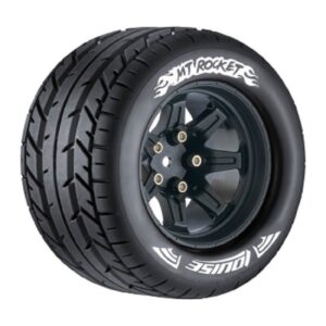 LOUISE RC L-T3201SBM MT-ROCKET 1/10 SOFT HEX 14MM BLACK ARRMA GRANITE