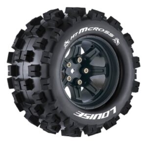 LOUISE RC L-T3274SBM MT-MCROSS 1/10 SOFT HEX 14MM BLACK ARRMA GRANITE