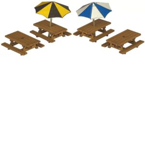 Metcalfe PN810 N SCALE PICNIC TABLES
