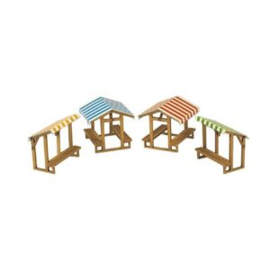 Metcalfe PN830 N SCALE Market Stalls