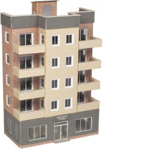 Metcalfe PN960 N Scale Low Relief Tower Block