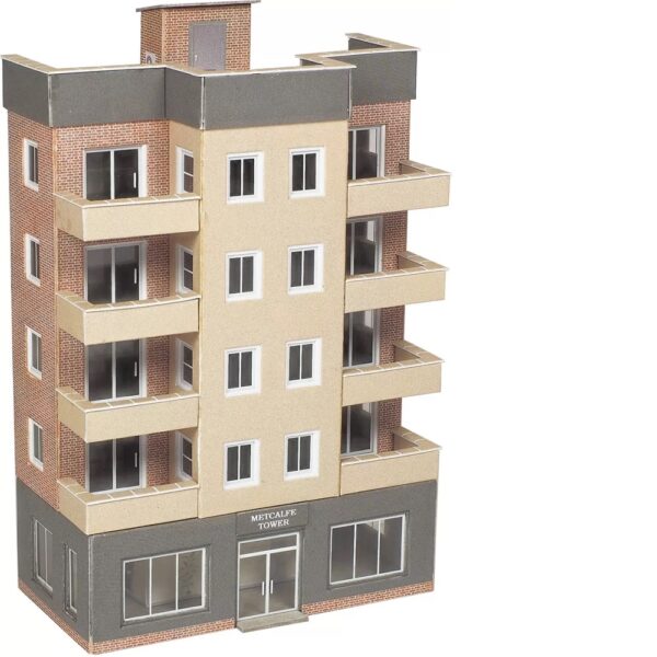 Metcalfe PN960 N Scale Low Relief Tower Block
