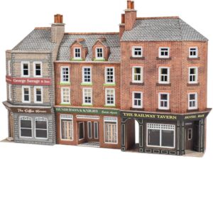 Metcalfe PN972 N SCALE Low Relief Pub & Shops