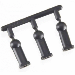 Tamiya 0445563 4mm Adjuster (Black 3 Pcs)