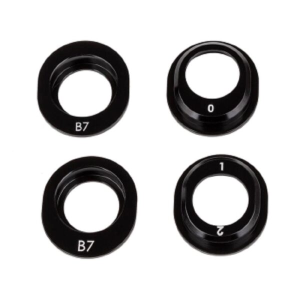 Team Associated AS92455 RC10B7 FT ALUM DIFFERENTIAL HEIGHT INSERTS