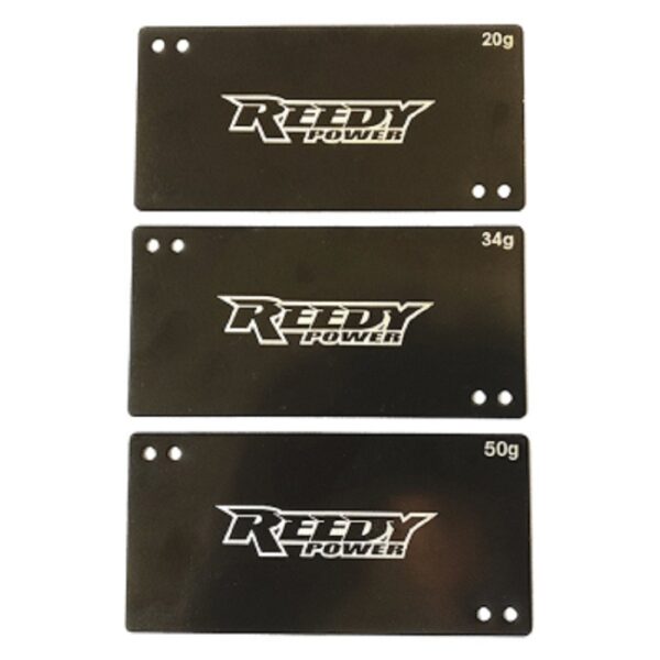 Team Associated AS27355 REEDY SHORTY LIPO BATTERY WEIGHT SET (20g-34g-50g)