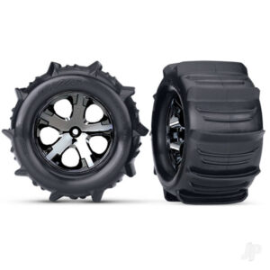 Traxxas TRX3689 Wheels & Tyres, Assembled Glued (2.8in) (2 pcs)