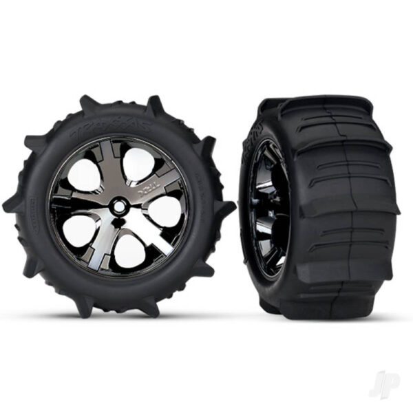 Traxxas TRX3776 Wheels & Tyres, assembled, glued (2.8")